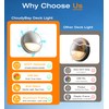 CLOUDY BAY [6 Pack] 3CCT Low Voltage LED Deck Lights