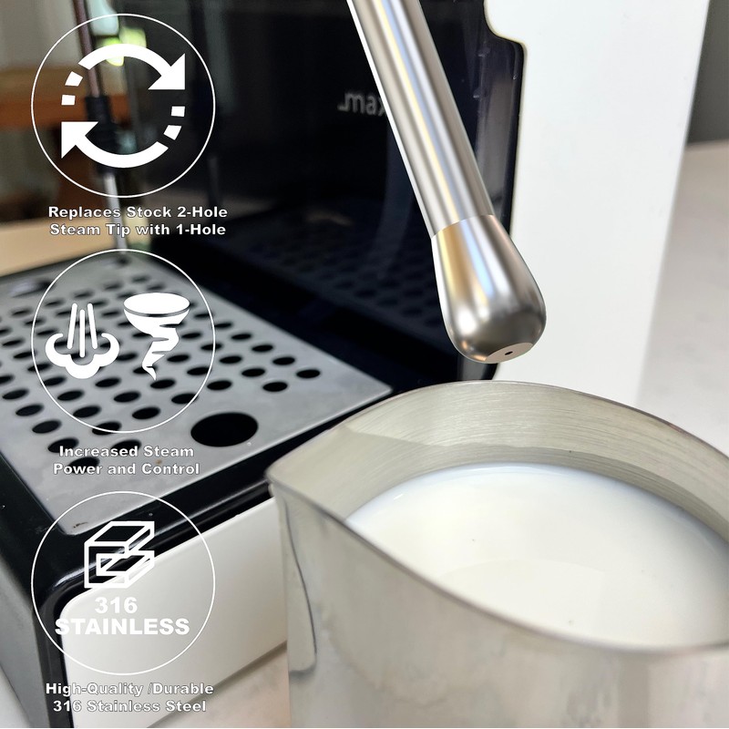 One Hole Steam Tip and 9 Bar 6 Bar OPV