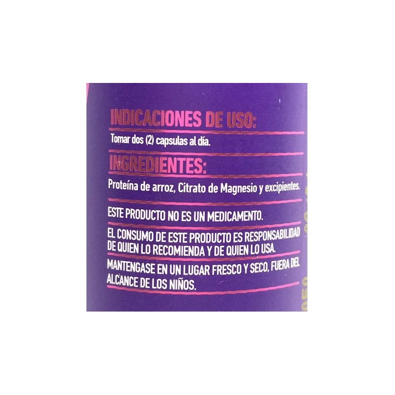 Citrato Magnesio 100 Cápsulas Protgt Apto Veganos Sabor