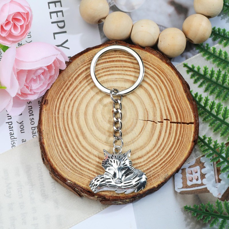 Fox Keyring, Forest Animal Pendant, Fox Decoration, Cuddly Toy, Small,