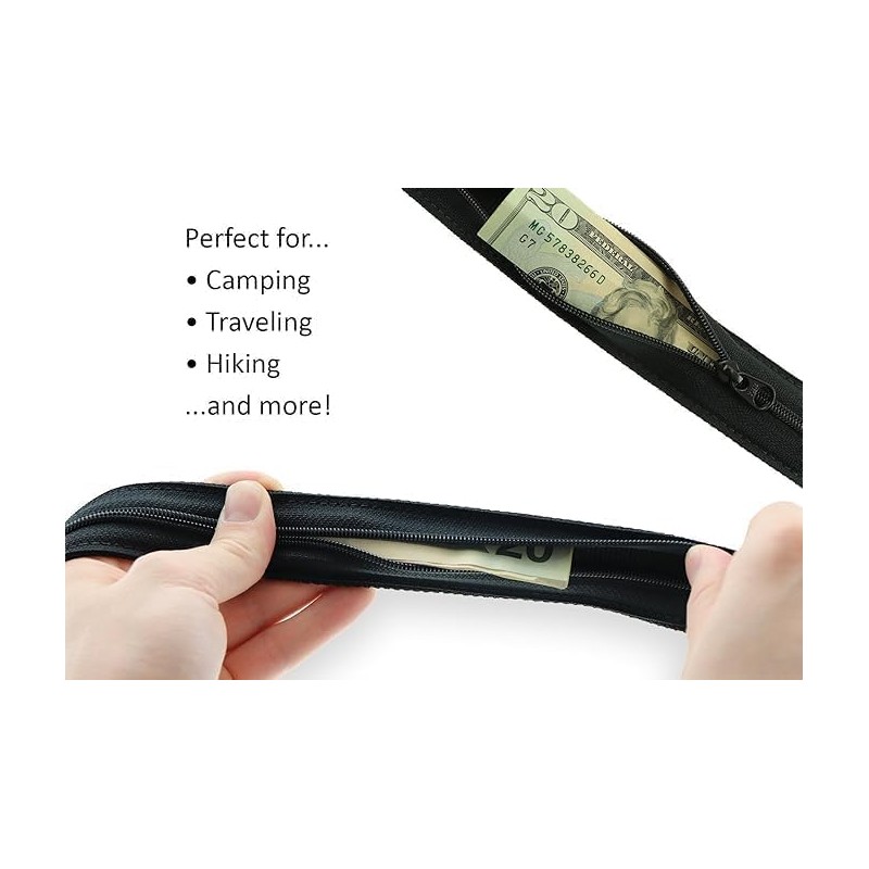 Dakota Travel Money Belt with Hidden Zipper by Thomas Bates