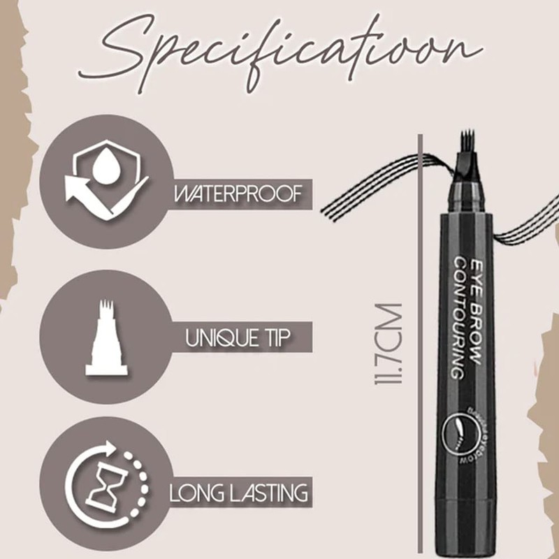 New Feeling Eyebrow Natural Thin Smooth Tip Color Retention Crisp