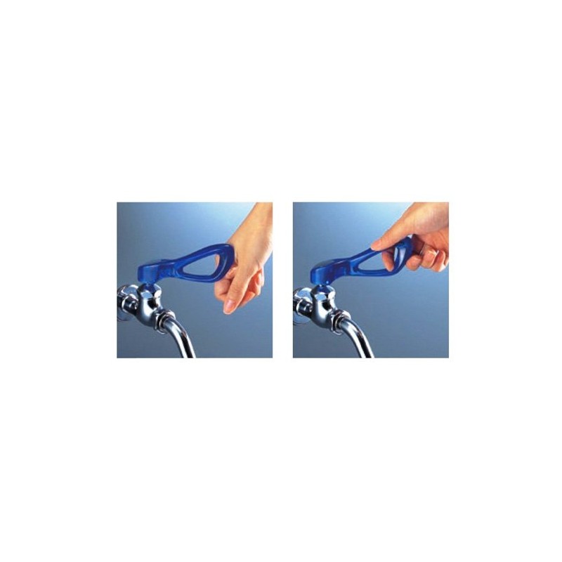 SANEI PR2330F-CB2 Swing Lever, One-Touch Operation, 4 Adapters, Blue