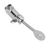 Foot Pedal Faucet Set Stainless Steel Hands Free Silver Touchless