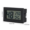 4PCS Mini Embedded Digital Temperature Humidity Meters Gauge Indoor Thermometer
