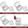 SUMTree Dental Container Case Orthodontic Denture Storage Box Retainer Container