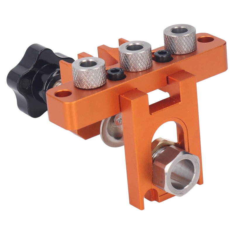 Doweling Jig Drill Kit 3 in 1 Aluminum Alloy Anodized