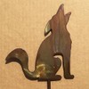 Coyote Metal Garden Stake (B1)