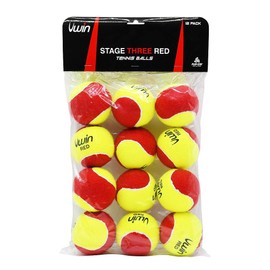 ND Sports Reydon Uwin Stage Three Red Tennis Balls - Pack of 12 Balls