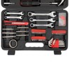SOONEEDEAR 148pcs Iron Household Tool Set Red,General Home/Auto Repair Tool