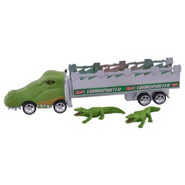 Wild Republic Transporters, Crocodile Truck, Kids Gifts, Crocodile Toy, Xtreme Transport