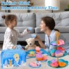 BBLTIFF Children's Tea Set, 50 Pieces Play Kitchen Accessories for