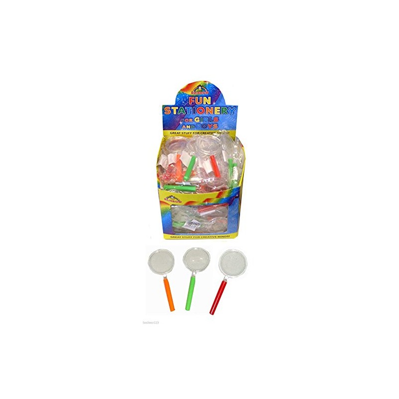 12 x Mini Magnifying Glasses - Party Bag Fillers