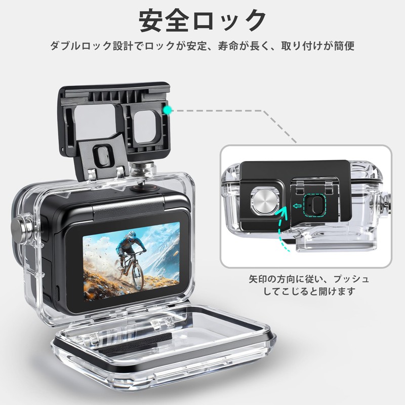 FitStill Diving Kit for INSTA 360 ace pro 2/ace pro,50m/164ft