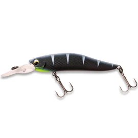 LMAB Flash Vibe 67, 80 & 98 mm - Twitchbait - Suspending & Floating, Hardbait, Wobbler Perch, Suspender Wobbler, Zander Wobbler (Running Depth 2.0-3.0 m | Floating/Suspending, Black Tiger, 80 mm)