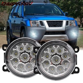 CHUSYYRAY Fit 2012-14 Acura TL Clear Lens Bumper Fog Lights Lamp Replacement Left+Right