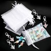 Peakloong 30Pcs Guardian Angel Keychain Baby Baptism Shower Wedding Souvenir