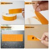 Orange Rectangle Stickers 3 x 1 Inch Color Coding Labels