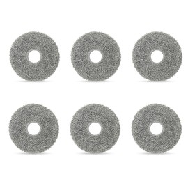 Bpbdzz Pack of 6 Wipes for Roborock Saros 10R/Qrevo MaxV/Qrevo Pro/Qrevo S/Qrevo Master/Qrevo Slim/Qrevo Curv/Qrevo Edge/Qrevo Edge S5A/Saros Z70/Accessories Replacement Parts