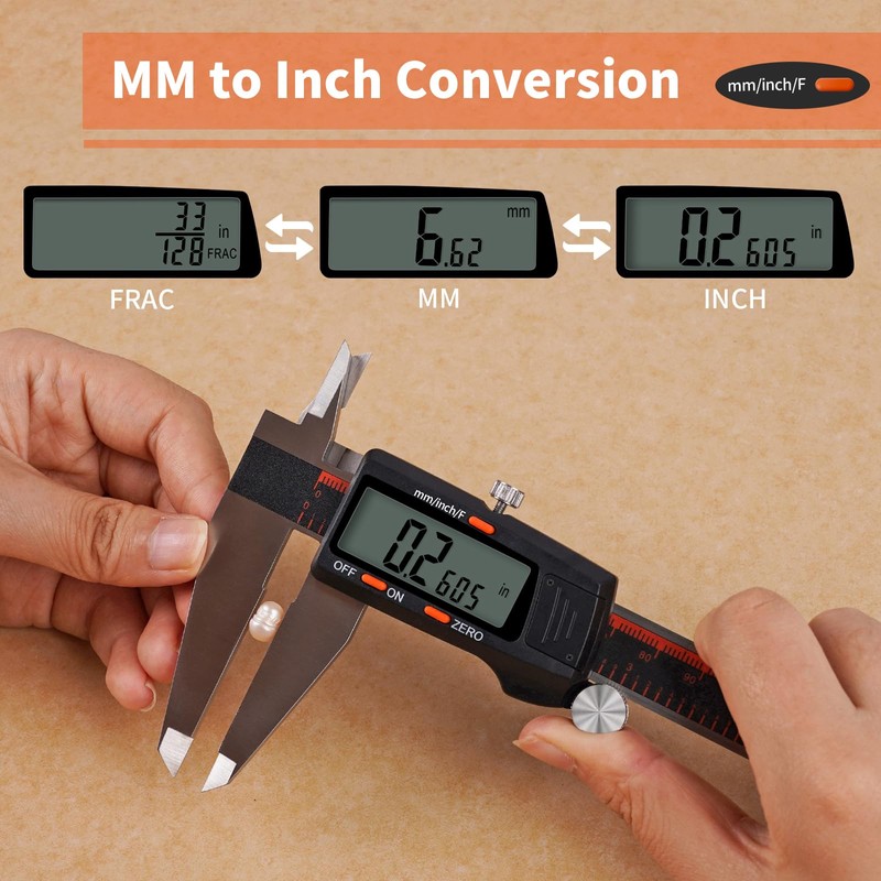 Digital Caliper 12 Inch,HARDELL Caliper Measuring Tool with Large LCD