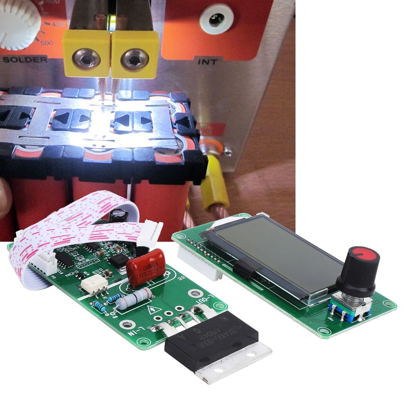 Time Control Welding Module LCD Double Pulse Encoder Board 100A
