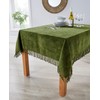 Diana Cowpe Chenille Tablecloth - Traditional Round/Square/Rectangular Tablecloth - 100%