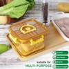 Tellshun Sliced Cheese Container with Airtight Lid for Mini Fridge