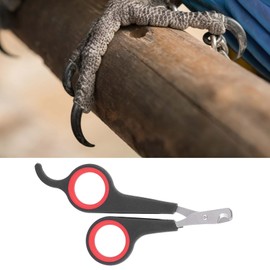 Kodrily Bird Nail Clippers, Stainless Steel Small Animal Nail Clippers, Half Moon Pet Nail Scissors, Plastic Handle Pet Nail Clipper Scissors, Clipper Bird Grooming for Small Parrot Birds