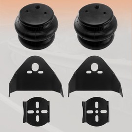 ZYFONLIX Rear Weld On Air Ride Bag Mounting Brackets Kit w/2600 Compatible with Most of Truck Van SUV 2.75" - 3.25" Axle Tube GMC Sierra 1500 HD Ram 1500/3500 F-150/450 Chevy Silverado HD