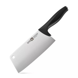 Klaus Meyer Acciaio Finest Stainless Steel 7 inch Cleaver Knife - Black