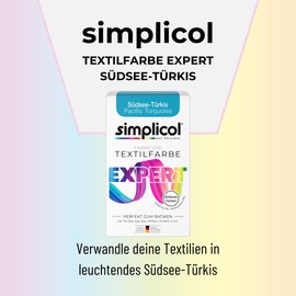 Simplicol Expert Textile Dye for Creative and Easy Dyeing - 18 Colours - Washing Machine & Manual Dyeing