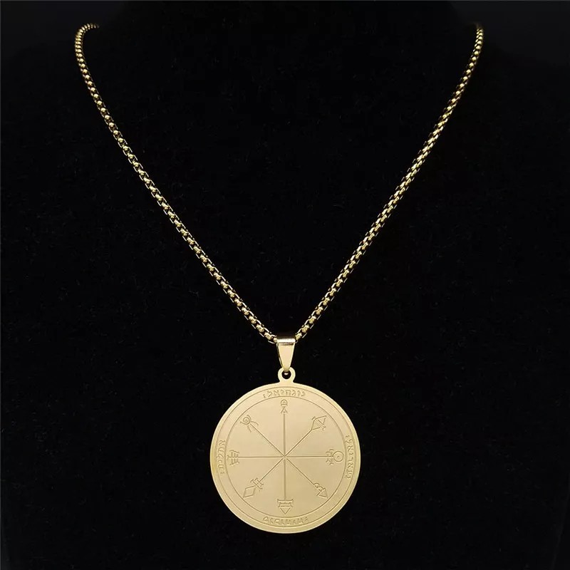 TENDER LIHOME Collar 1 Pentaculo Venus Sello Salomon Fortuna Abundancia