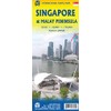 Singapore & Malay Peninsula Travel Reference Map 1:10,000/1:730,000