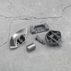 EMSea Pack of 2 Half Moon Push Button Door Catch