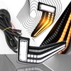PGTOPONE Smoked Shell Clear Lens Sequential Flash Signal DRL Side