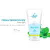 Desodorante para pies con Triclosán y extractos naturales