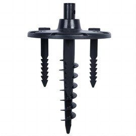 LUTEC Ground Spike for Post Light, Black