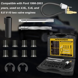Dasunwat 38900 Two Valve Spark Plug Tool Kit, Compatible with Ford Triton, Foolproof Repair System, Spark Plug Thread Repair Kit, Cost Effective & Fast Tools and Equipment (Version 2(Upgraded))