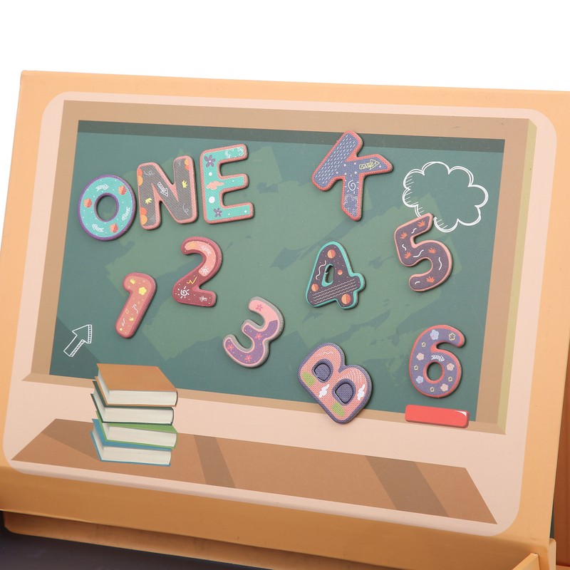 Kids Magnetic Jigsaw Puzzle DIY Paper Drawing Board Children Educational