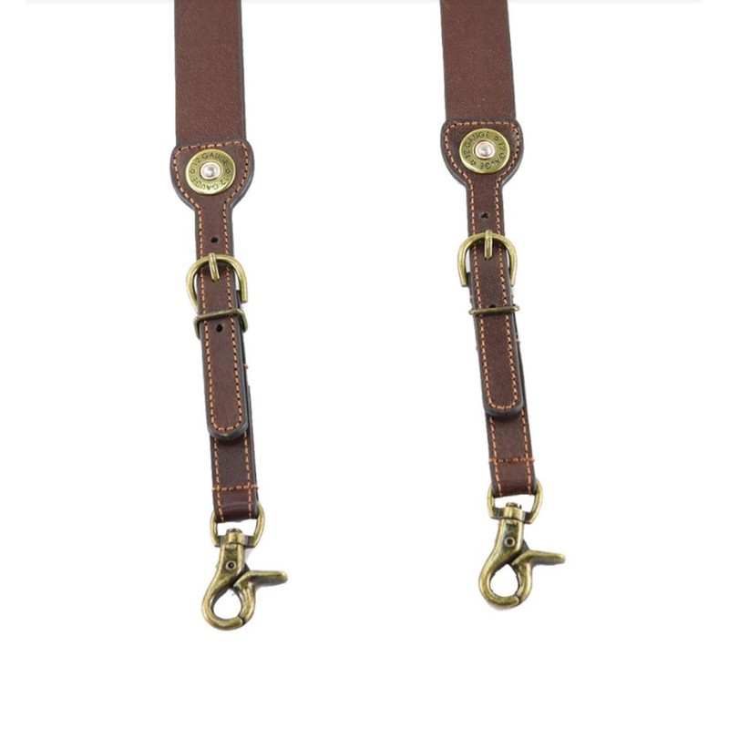 Nocona Men's Shot Shell Leather Suspender, tan, Medium (N8514202)