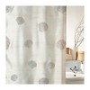 Spirella Atlantis Champagner Textil-Duschvorhang, Polyester, 120 x 200 cm, Creme/Beige,