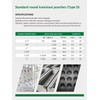 UTZIKO Hydraulic Knockout Hole Punch Driver Kit 1/2 to 2