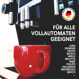 Premium Cleaning Tablets for Fully Automatic Coffee Machines [20 x 2g] Made in Germany – Cleaning Tablets for Coffee Machines – Compatible with Siemens, Jura, Krups, Bosch, Miele, Melitta, WMF –