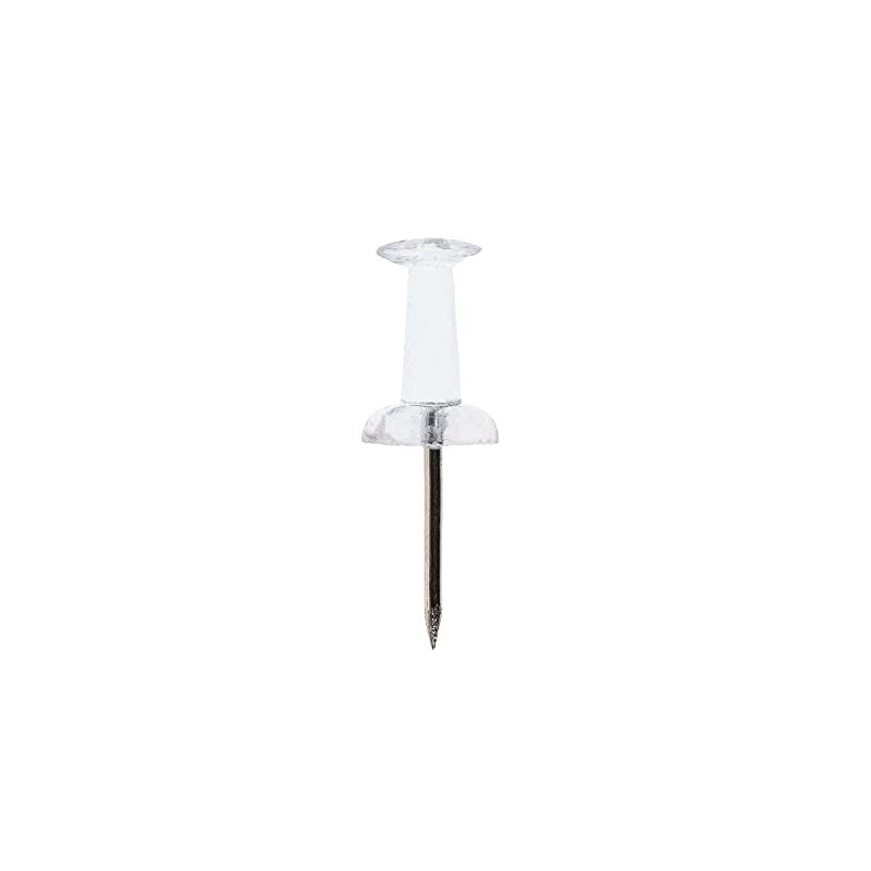 TSI 48310 Push Pins Pack of 35 Clear