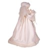 UL 10-Light 14-Inch White Angel Tree Topper