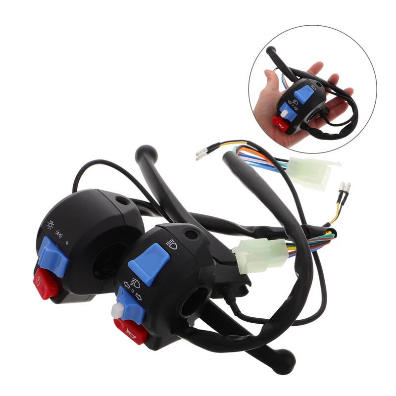 BUGUUYO 1 Pair Handlebar Control Switch Assembly for Electric Scooters