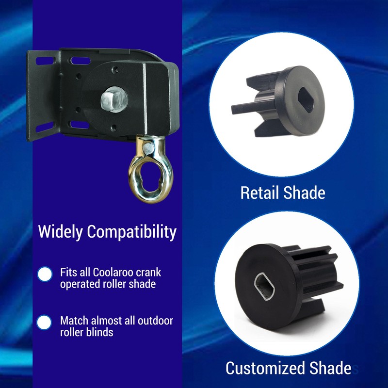 CACELY Sun Shade Replacement Parts for Coolaroo Outdoor Roller Shade