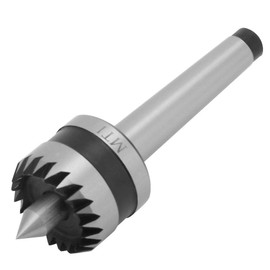 Live Tailstock Center, Heavy Duty Live Bearing Tailstock Centre Metal Wood Lathe Turning Tool for Machine Cone CNC Turning Tool Bit (MT1)