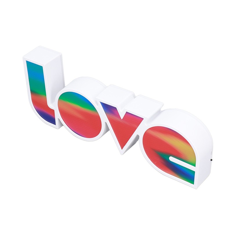 Love Letter Night Light Hangable Decorative Desktop LED Neon Lamp