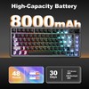 YUNZII B75 PRO MAX 75% Mechanical Keyboard (Black, Cocoa V2)